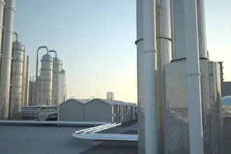 design chemical plant layout animation industrial oil and gas engineering visual