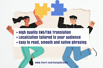localize and translate english to tagalog
