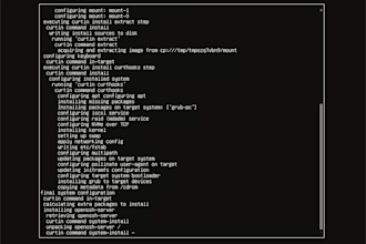 install and configure linux os on your server
