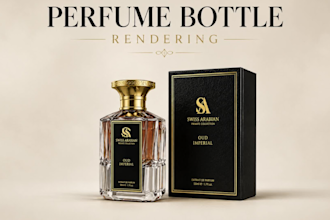 luxury cosmetic packaging, perfume bottle, and skincare brand kit 3d mockups