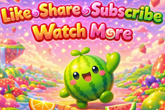 make 3d kids particle video intro custom logo banner animation intro and outro