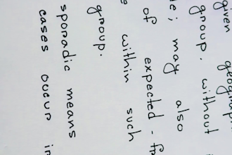 provide professional handwritten notes by a medical graduate
