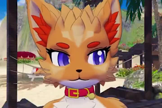 vrchat furry avatar 3d vrc avatar fursona nsfw vr vtuber and facial tracking rig