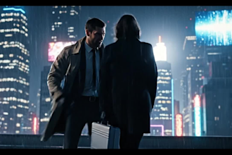 craft cinematic ai crime thriller video, ai crime ai action, ai horror movie
