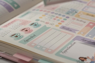 design cute printable planner sticker sheets