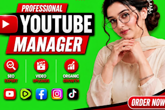 be your youtube manager, shorts editor, thumbnail designer