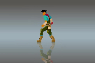 create 2d pixel art 8bit 16bit sritesheet charcter game art for video games