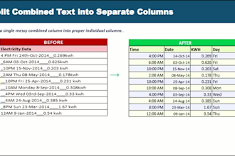 clean excel data, excel spreadsheet, data cleanup