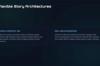 write compelling game narrative, lore, and quest dialogues