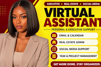 personal assistant executive real estate virtual assistant social media