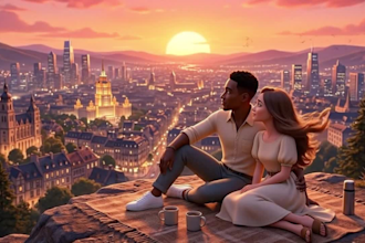 3d pixar ai romantic storytelling animation 3d ai proposal video ai love stories