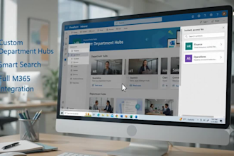 design dynamic modern communication site and team site sharepoint intranet