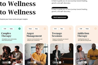 aba therapy website, therapy website, mental health,counseling, wellness website