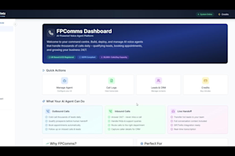 build an ai call centre with CRM, SMS automation and reporting