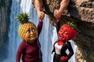 create viral ai talking fruit videos ai talking food, ai funny object ai videos