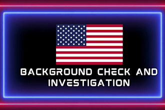 conduct background checks and investigations for US citizens