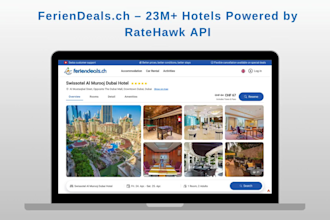 integrate travel API flight, hotels, ratehawk, skyscanner, hotelbeds, expedia
