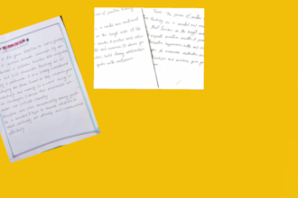 write neat handwritten notes,letters and assignment