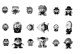draw pokemon trainer fakemon art dnd monster game character trainer sprite art