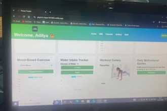 build a fitness tracker website with bmi and calorie calculator