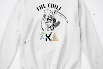 design custom grim reaper and edgy streetwear design