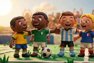 create modern polished ai claymation animation for brands