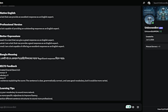 develop a custom discord bot with ai, moderation, and automation