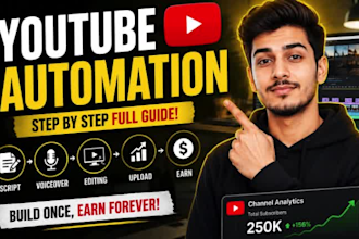 build and manage a profitable youtube automation channel