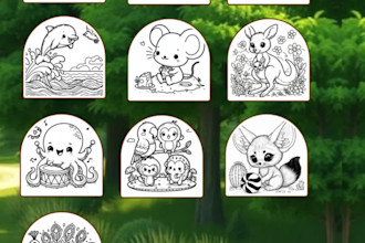 design a complete kids activity book ready for publishing
