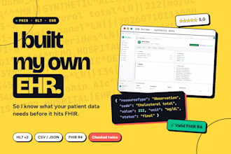 do fhir hl7 integration and emr ehr healthcare API development