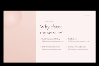 write professional technical documentation and user guides