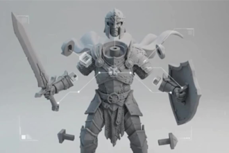 split key add magnet holes and prep your cosplay 3d model for 3d printing