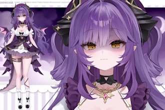 design and rig your live2d vtuber model, live2d rigging, anime vtuber model
