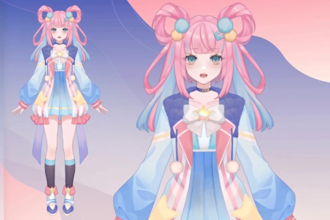 design live2d vtuber model live2d vtuber rigging 2d vtuber model anime