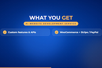 convert ai to wordpress, ai website development, full stack web developer