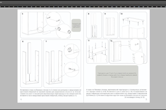 create furniture assembly instructions and illustrated manuals
