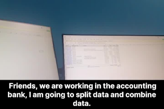 do excel data consolidation and reconciliation