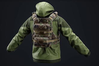 do low poly retopology, pbr texturing, uv unwrapping for game ready 3d models