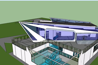 draw 2d house floor plan in autocad with dimensions