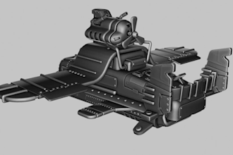 3d model a military vehicle for 3d printing