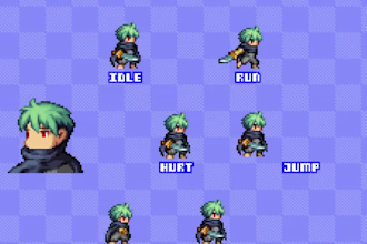 do pixel art animation pixel art sprite sheet pixel animation character design