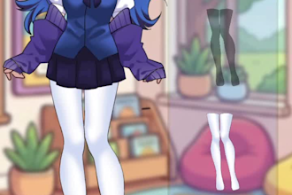 create full anime dress up game, character maker for mobile