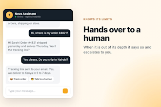 build an ai customer support chatbot trained on your website