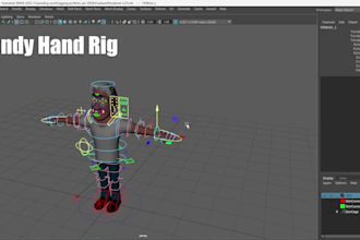 animaze 3d character rig for twitch with ik,fk, facial setup, animation ready