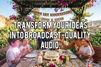 produce a professional custom song for your special occasion
