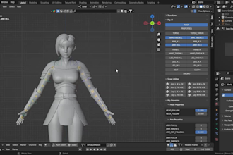create professional character rigging in blender