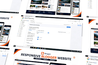 customize or redesign blogspot website or blogger template