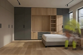 create ai interior cleaning and room redesign timelapse videos