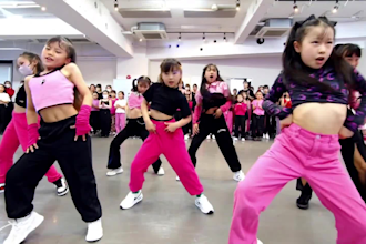 do kids dance, kids group dance video to your gospel song