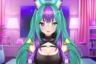 create pngtuber avatar vtuber model and reactive png for streamers